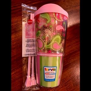 Tervis Tumbler and Stir Straw *NWT